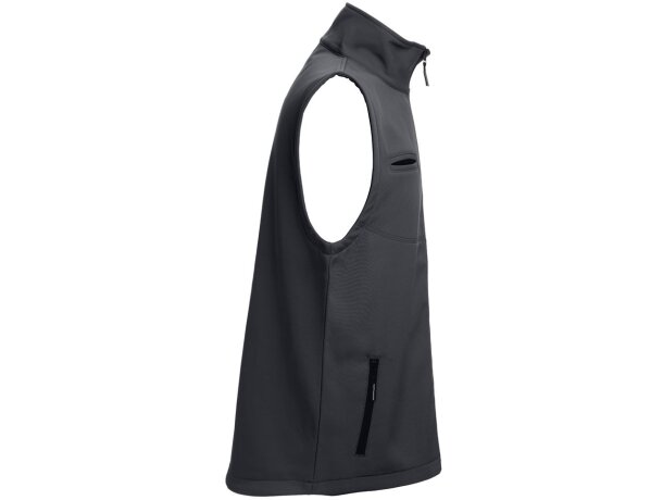 Chaleco Thc Baku de softshell unisex negro