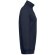 Sudadera Budapest unisex con cremallera y cinturilla canalé Azul marino detalle 13