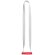 Set lanyard Bolton con portavasos de silicona sublimado Rojo