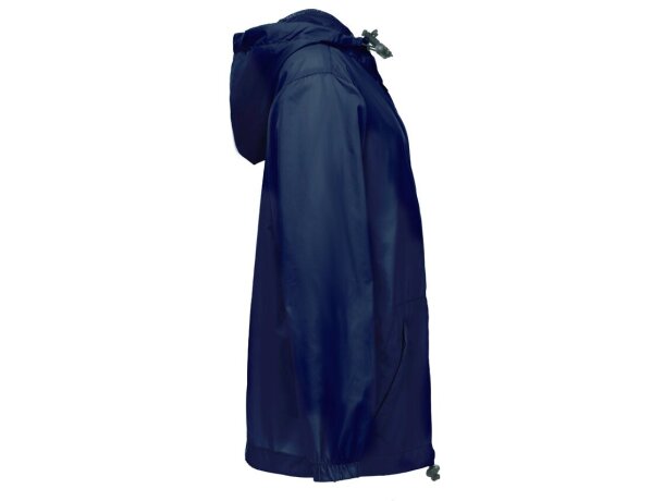 Cortavientos infantil THC Dubliners Kids con capucha impermeable Azul detalle 16