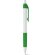 Bolígrafo Aero con grip y clip en color con logo verde