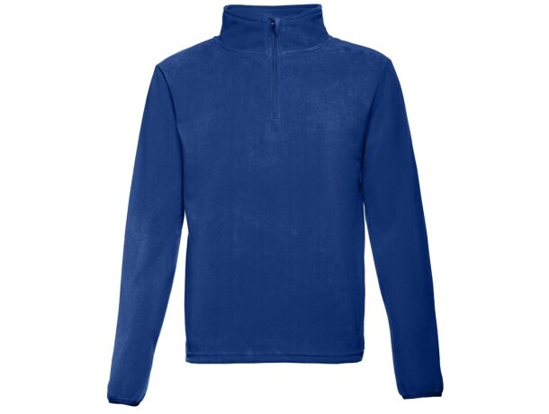 Polar vienna unisex de poliéster con cremallera de 1/4 Azul royal detalle 5