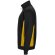 Sudadera de rizo bicolor Svarog cuello alto media cremallera Negro/Amarillo detalle 43