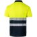 Polo bicolor alta visibilidad Cupid manga corta reflectante Azul marino/Amarillo detalle 38