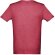 Camisetas manga corta poliéster unisex 150 g/m2 Thc Rojo matizado detalle 6