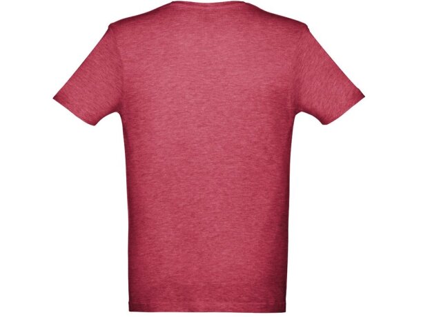 Camisetas manga corta poliéster unisex 150 g/m2 Thc Rojo matizado detalle 6