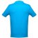 Polo Adam de algodón piqué cardado con cuello canalé Azul aqua detalle 21