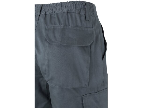 Pantalón multibolsillos bicolor poseidon con reflectantes Gris/Amarillo detalle 33
