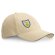 Gorra con hebilla de metal en algodón beige economica