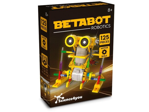 Robot educativo Betabot con rompecabezas de ensamblaje 100 piezas detalle 1