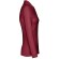 Polo manga larga mujer Bern Women II en algodón 210 g/m² Burdeos detalle 5