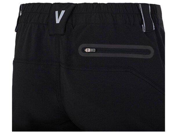 Pantalón VL Selene de nailon reciclado con detalles reflectantes Negro detalle 27