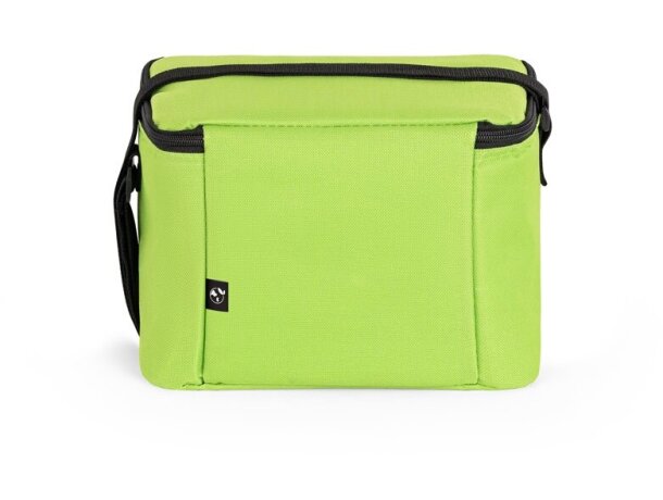Bolsa térmica Cancun poliéster reciclado 600D con interior PEVA Verde claro detalle 4