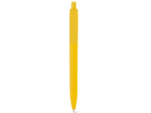 Bolígrafos originales de plástico tinta azul Hi!dea Rife Amarillo detalle 1
