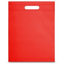 Bolsa TNT personalizada 80g termo sellada asa troquelada azul