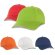 Gorra para bordado con 6 paneles