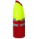 Polo bicolor alta visibilidad Cupid manga corta reflectante Rojo/Amarillo detalle 33