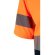 Camiseta técnica bicolor Brahma alta visibilidad EN20471 Azul marino/Naranja detalle 5
