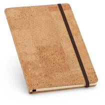 Bloc de notas economico con tapas de corcho tamaño A5 natural Bloc de notas economico con tapas de corcho tamaño A5 natural