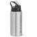 Botella deportiva Lemon 670 ml personalizada de cromado satinado