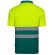 Polo fortuna alta visibilidad con bandas reflectantes Verde/Amarillo detalle 4