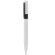 Bolígrafo elsie round metal reciclado 60% con clip metálico Blanco