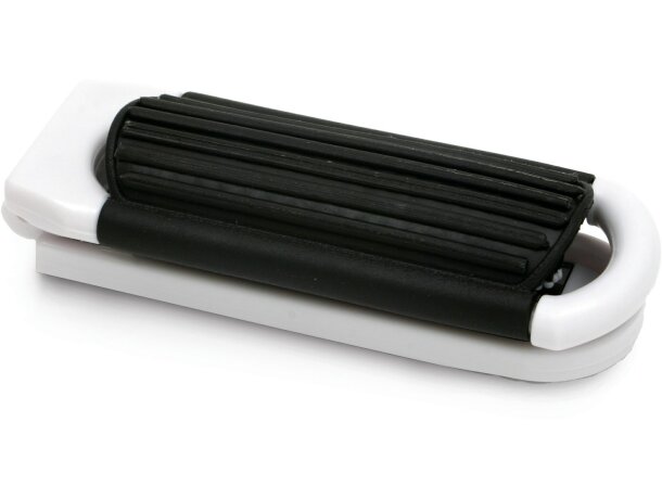 Cepillo plegable para el bolso personalizado blanco