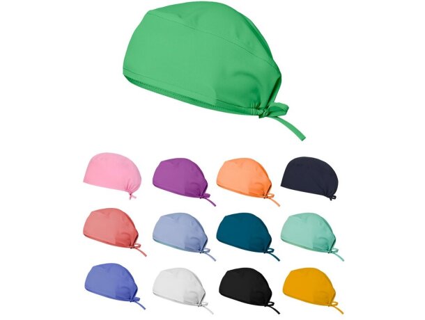 Gorro sanitario Saga en microfibra repelente a líquidos detalle 1