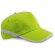Gorra con detalles reflectantes para eventos deportivos verde claro