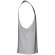 Camiseta sin mangas Ibiza de algodón cardado 140 g/m² Gris claro matizado detalle 13