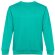 Sudadera Delta unisex de algodón y poliéster con interior cardado Verde turquesa