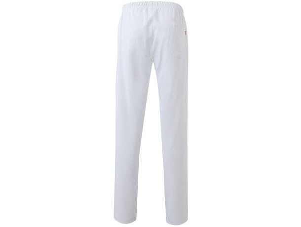 Pantalon freyr microfibra repelente a líquidos unisex sanitario Blanco detalle 48