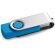 Pen drive 16GB con grabado para empresas Claudius azul claro