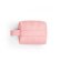 Bolso de mano Gili de PU reciclado con textura acolchada Rosa claro detalle 5