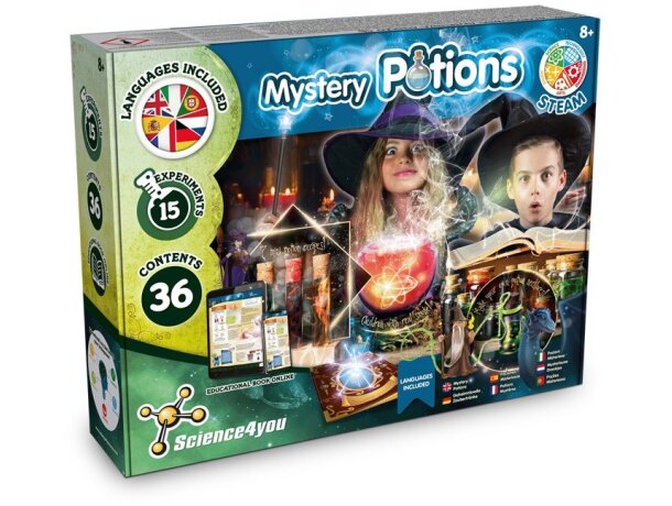 Set educativo Mystery Potions Kit I con varita y caldero mágico Multicolor detalle 11
