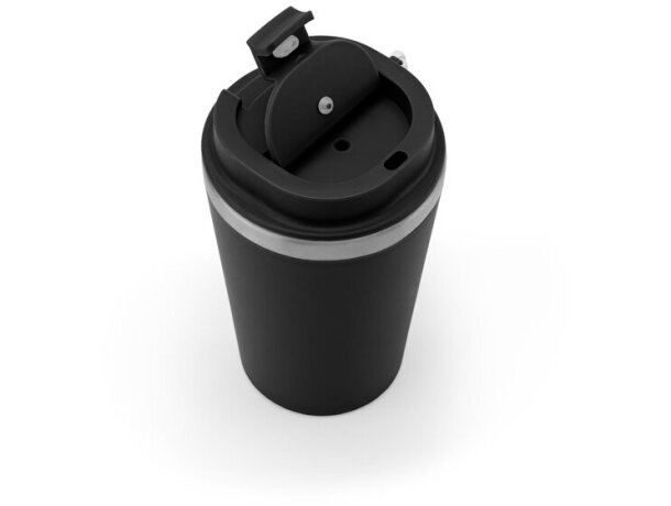 Vaso térmico Spitz de acero inoxidable reciclado con acabado mate Negro detalle 13