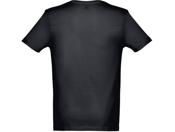 Camisetas manga corta poliéster unisex 150 g/m2 Thc Negro detalle 21