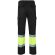 Pantalón de sarga bicolor VL Athena con bandas reflectantes Negro/Amarillo detalle 50