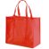 Bolsa Shopper muy resistente de non woven rojo