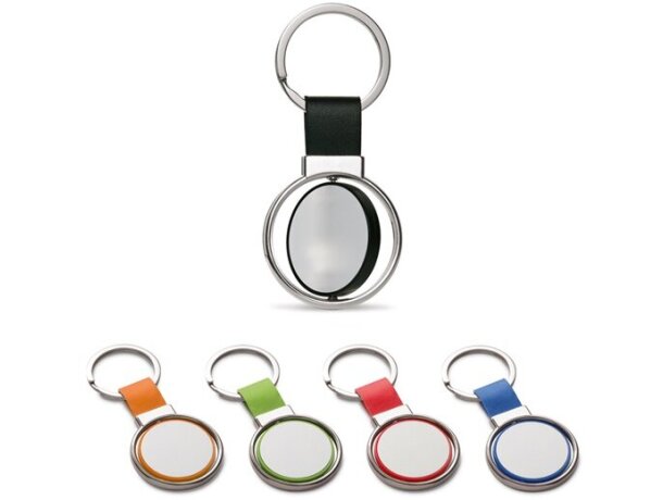 Llavero giratorio en colores personalizado