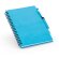 libreta con tapas de colores de carton personalizada azul claro