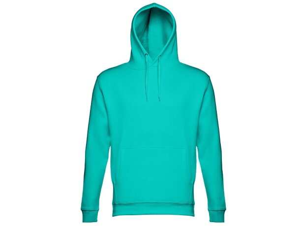 Sudadera unisex con capucha phoenix en algodón y poliéster Verde turquesa detalle 18