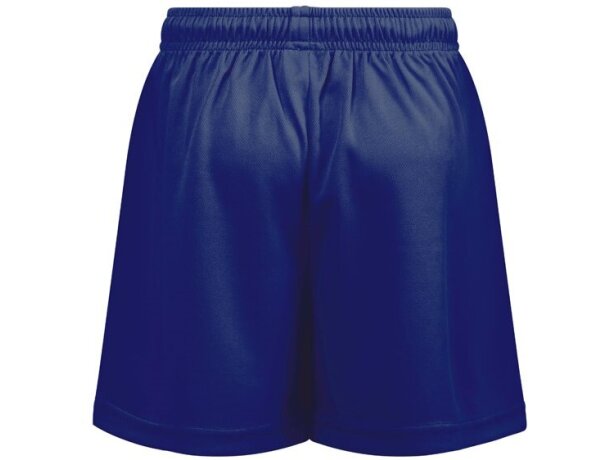 Pantalón corto deportivo infantil Match Kids poliéster reciclado Azul marino detalle 4