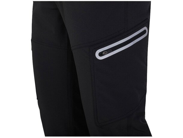 Pantalón VL Selene de nailon reciclado con detalles reflectantes Negro detalle 24