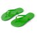 Zapatillas Maupiti S/M con suela de PE y tira ajustable de PVC Verde