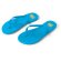 Zapatillas Maupiti S/M con suela de PE y tira ajustable de PVC Azul claro detalle 5