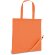 Bolsa plegable poliéster 190T personalizada naranja