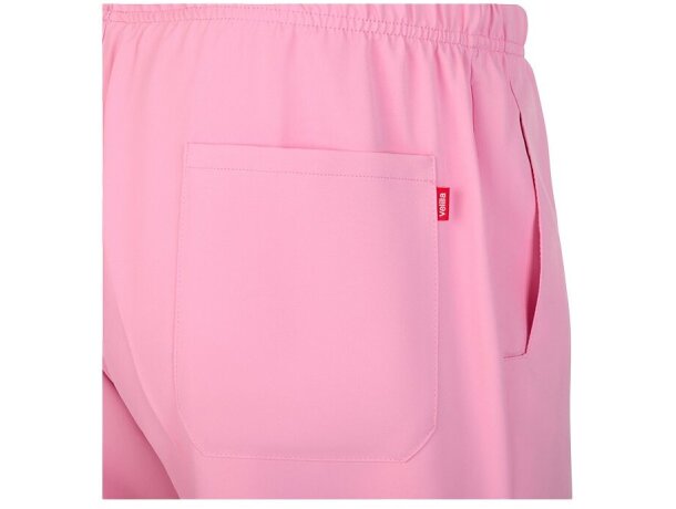 Pantalon freyr microfibra repelente a líquidos unisex sanitario Rosa detalle 64