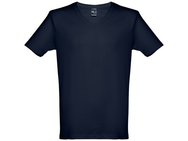Camisetas manga corta poliéster unisex 150 g/m2 Thc Azul marino detalle 14