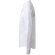 Camisa oxford Prithvi mujer elástica manga larga Blanco detalle 13